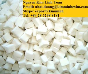 Fruta Congelada Orgánica IQF - Coco de Sabor Dulce en Cubos Cortados al Azar, Empaquetado en Cartón a Granel - Product Image 4