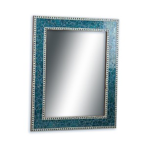 Espejo de pared de vidrio de mosaico verde Rectangular Industrial de alta calidad espejos de pared de baño decorativos de vida venta directa de fábrica - Product Image 2