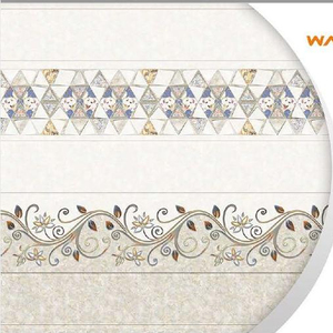 WALLMARK Azulejos 3D para Pared y Suelo Porcelana Esmaltada Interior 400x400mm Azulejos para Baño y Cocina Marrones/Bronceados Antibacterianos - Product Image 1