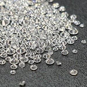 เพชรทรงหลวมสีขาวบริสุทธิ์ของเจเค1.7 2.6มม. ได้รับการรับรองจาก0.02กะรัต - Product Image 1