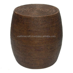 Tabouret de tambour moderne de taille personnalisée brun Viettimecraft pour usage domestique - Product Image 6