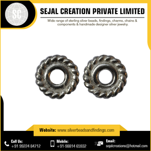 ลูกปัดเงินแท้ Sejal Creations ขายส่ง ลดราคาพิเศษสำหรับอุปกรณ์ทำเครื่องประดับ เพื่อสร้างสรรค์ดีไซน์ที่ไม่ซ้ำใคร - Product Image 2