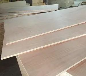 8-20mm thickness AA AB grade keruing red face veneer all quantity order commercial plywood