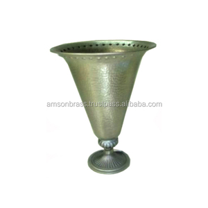 <b>Square</b> Shape Decorative Printed Flower <b>Vase</b> for Home Decoration Classic Design Metal <b>Vases</b> Handmade Decorative - Product Image 6