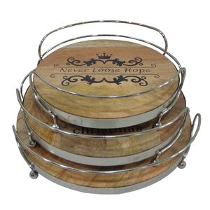 Plateaux en bois bon marché avec impression du logo pour hôtel et maison Article de vaisselle Bol en bois et vaisselle Bol à salade en bois - Product Image 3