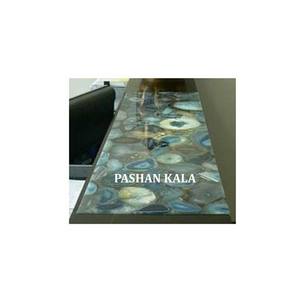 สวยมากและยาวขนาดอาเกตโต๊ะต้อนรับด้านบน - Product Image 1