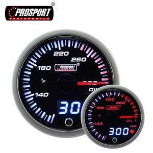 60Mm Prosport Jdm kolay kurulum motor yağı sıcaklık ölçer