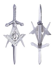 Alfileres escoceses de 4 "con acabado cromado, alfiler y broche celta - Product Image 2