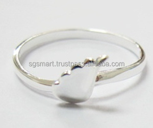 แหวนสแต็ค925เงินสเตอร์ลิง STR109 - Product Image 1