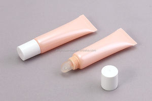 Tubo de plástico cosmético para crema de manos, esencia de loción, cuidado de la piel, material de caña de azúcar PCR, tubo exprimible respetuoso con el medio ambiente, tapa superior abatible - Product Image 6