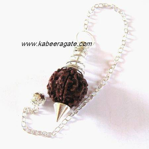 ลูกตุ้มรูปพิเศษขายส่ง: ลูกตุ้มเงิน Rudraksha - Product Image 1