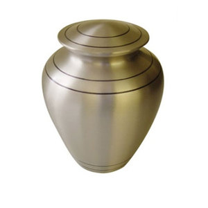 โลหะ Pewter ขนาดใหญ่ขายโลหะเคลือบพิมพ์สําเร็จรูปโคลนเผาไหม้พร้อมฐานของที่ระลึกงานศพโคลนเถ้ามนุษย์ - Product Image 6