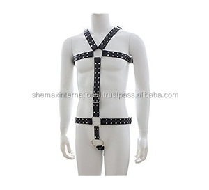 Shemax-arnés de cuerpo fetiche para hombre, de cuero - Product Image 1