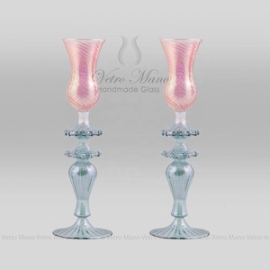 Candelabros de cristal hechos a mano para decoración del hogar - Product Image 1