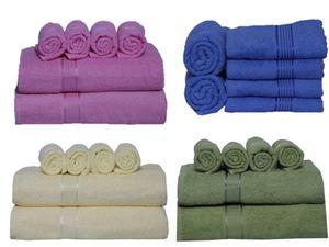 Ensemble de serviettes de bain industrielles en gros 100% coton éponge solide personnalisable et de meilleure qualité pour tous les âges à usage domestique - Product Image 2