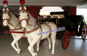 Autel — Buggy de mariage traditionnel indien, chariot à cheval recouvert par le chariot, cheval Royal Antique - Product Image 6