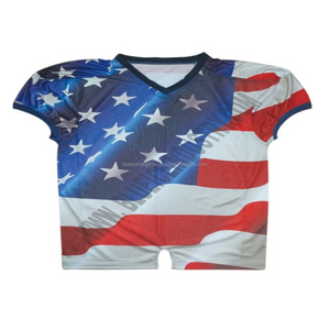 Personnaliser un uniforme de football américain en tissu twill sublimé, conception de maillot d'équipe de football américain - Product Image 1