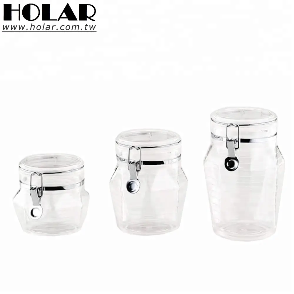 [Holar] Hộp Nhựa Acrylic Kín Khí Hình Kim Cương Làm Từ Đài Loan