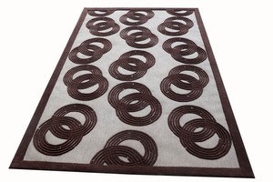 Ensembles et tapis en laine fabriqués à la main de luxe de haute qualité sur mesure tuftés à la main support anti-dérapant moderne en Inde - Product Image 4