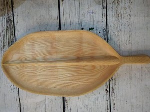 Plateau de planche à découper en bois, rustique simple pour la cuisine - Product Image 5