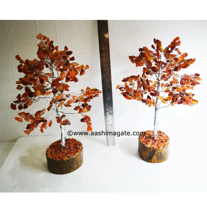 Red Carnelian Gemstone Tree for Reiki Crystals Healing Crystal Gems Meditation Rock Minerals Home Decor Feng Sui Bonsai Tree