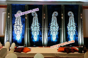 ดีไซเนอร์ปักฉากหลังแผงรอบการออกแบบงานแต่งงานปักฉากหลัง - Product Image 2