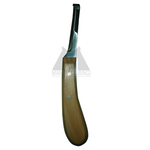Nuevo cuchillo de pezuña de herrador hoja de bucle clásico de acero inoxidable para el cuidado de caballos de ganado hecho en Pakistán - Product Image 6