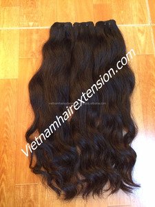 Extensions de cheveux ondulés vierges Remy du Vietnam, tissées à la machine, 100g, prix d'usine, vente en gros - Product Image 6