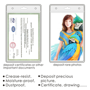 Foska Horizontal Étanche En Plastique Dur <span class=keywords><strong>Porte</strong></span>-Carte Photo <span class=keywords><strong>Badge</strong></span> Certificat <span class=keywords><strong>Porte</strong></span>-<span class=keywords><strong>Badge</strong></span> - Product Image 5