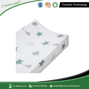 Unisex 2018 Latest Design Cotton Baby Changing Pad Cover - Product Image 5