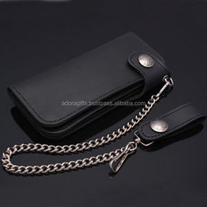 Portefeuille en cuir véritable pour hommes - Product Image 1