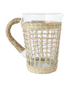 2025 écologique jonc de mer porte-gobelet gonflable panier de rangement en rotin pour tasses à café et nourriture maison cuisine décor - Product Image 1