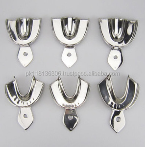 Juego de bandejas de impresión Dental, dentadura sólida, el mejor estándar, 6 uds. - Product Image 1