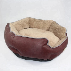 Fournisseur de lit pour animaux domestiques, accessoires de luxe, rond, pour chiens, chats, fabriqué au Vietnam, vente en gros, - Product Image 3