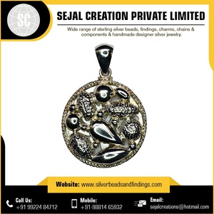 Colgante de plata de ley 925, suministro indio - Product Image 6
