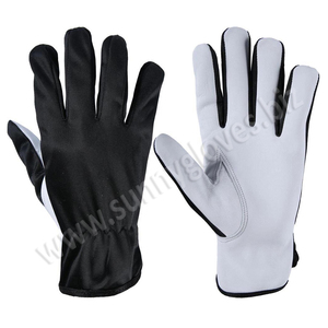 Gants de travail à assemblage complet, en cuir de chèvre, pour conducteur, gants de travail - Product Image 1