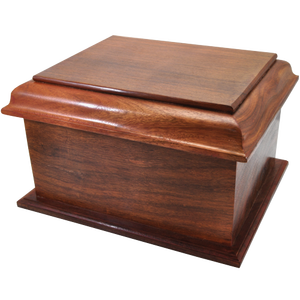 Suministros funerarios de madera para adultos, urna de cremación de madera con acabado personalizado para cenizas, venta al por mayor - Product Image 1