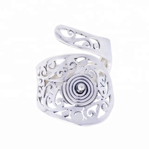 Precio al por mayor Joyería de plata Joyería Lisa Sólido 925 Pareja de plata esterlina Eternidad Vermeil Anillos Joyería de boda - Product Image 1