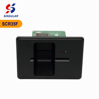 Lector de Tarjetas USB para Programas de Crédito SCR35F, Multi-Interfaz, Plug and Play, Compatible con Track 1/2/3 MSR ISO/EMV, Material ABS