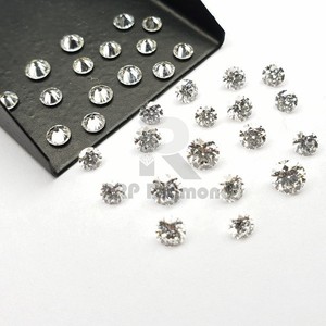 เพชร CVD 0.13 0.18 กะรัต สี DEF เกรด HPHT สังเคราะห์ ความสะอาดระดับ VS ขัดเงา สีขาว ทรงบริลเลียนท์คัต คุณภาพการเจียระไนดีมาก เพชรเมลี่ - Product Image 5