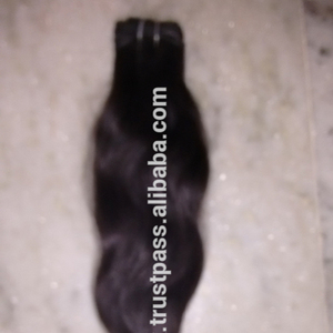 2029 nueva llegada máquina coser cabello humano de la cutícula del cabello crudo indio, la mejor extensión de cabello marrón Natural DE LA India - Product Image 2