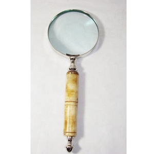 <b>WOODEN</b> MAGNIFYING GLASS / MAGNIFYING <b>MIRROR</b> - Product Image 3