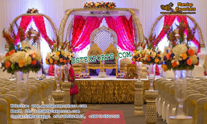 Mandap de Matrimonio con Pilares de Tronco de Elefante de la India del Sur, Fabricante de Mandaps para Bodas en LONDRES - Product Image 2