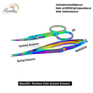 Fabricant de pinces à cils incurvées de couleur arc-en-ciel Pince à cils multicolore brillante Marque privée Pakistan - Product Image 4
