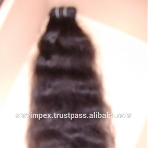 Temple hair-cabello humano sin procesar, tejido de la India, calidad del cabello sin compromiso - Product Image 4