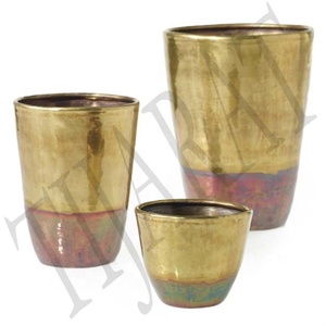 Meilleure vente de vase à fleurs classique en métal de luxe pour la décoration intérieure, accessoire de table avec logo personnalisé pour mariage - Product Image 2