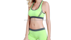 Pantalon de Yoga court pour femmes, vêtement de sport, soutien-gorge - Product Image 5