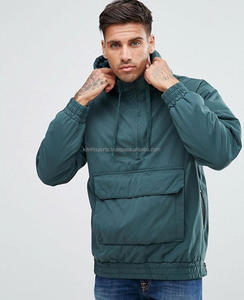 Chaqueta transpirable con capucha para hombre, abrigos desmontables a prueba de viento, Color sólido, moda deportiva, informal, cortavientos - Product Image 3