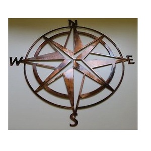 Ttlife — décoration murale de boussole en métal de haute qualité, boussole, ART mural suspendu, nouvelle collection - Product Image 2