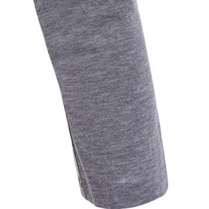2021 col rond femmes T-Shirt personnalisé 100% coton à manches longues mode impression décontracté bouton dentelle broderie grande taille en gros - Product Image 4